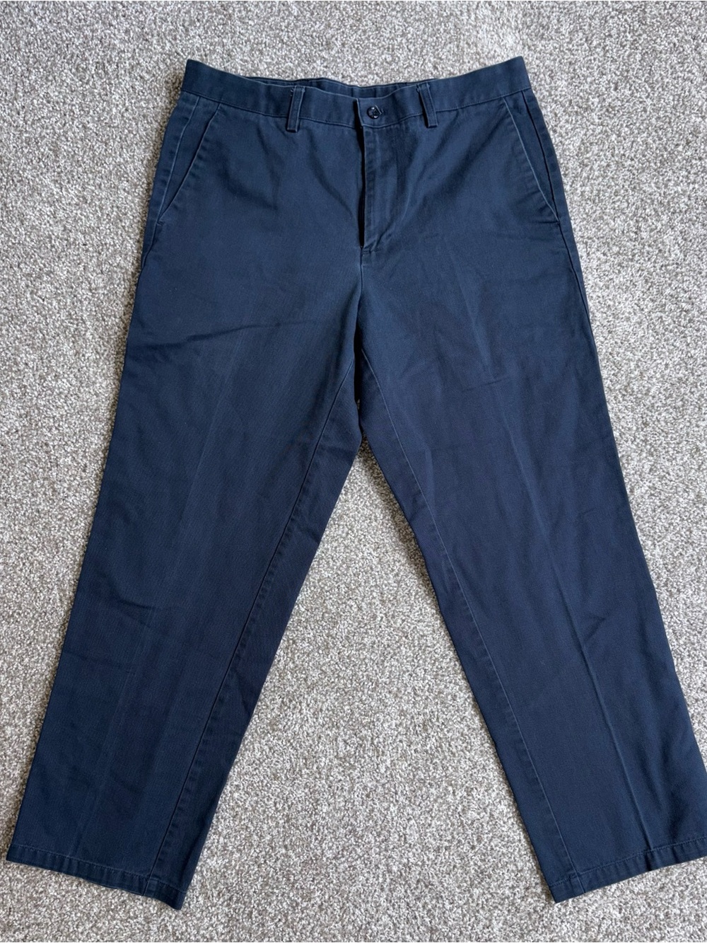 Dockers Individual Fit Stretch Waistband Mens Navy Dress Pants